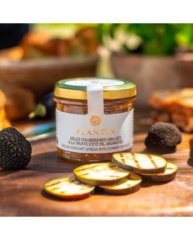 Genuss aus gegrillten Auberginen mit Sommertrüffel 5 %