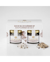 Duo of Guérande (PGI) salts flavoured with truffle and porcini