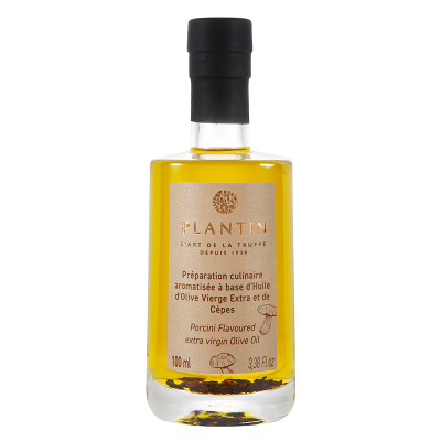 Huile d'olive vierge extra aromatisée cèpes avec morceaux - 100ml