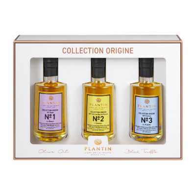 Coffret origine - 3 huiles AOP aromatisées à la truffe noire - 100ml
