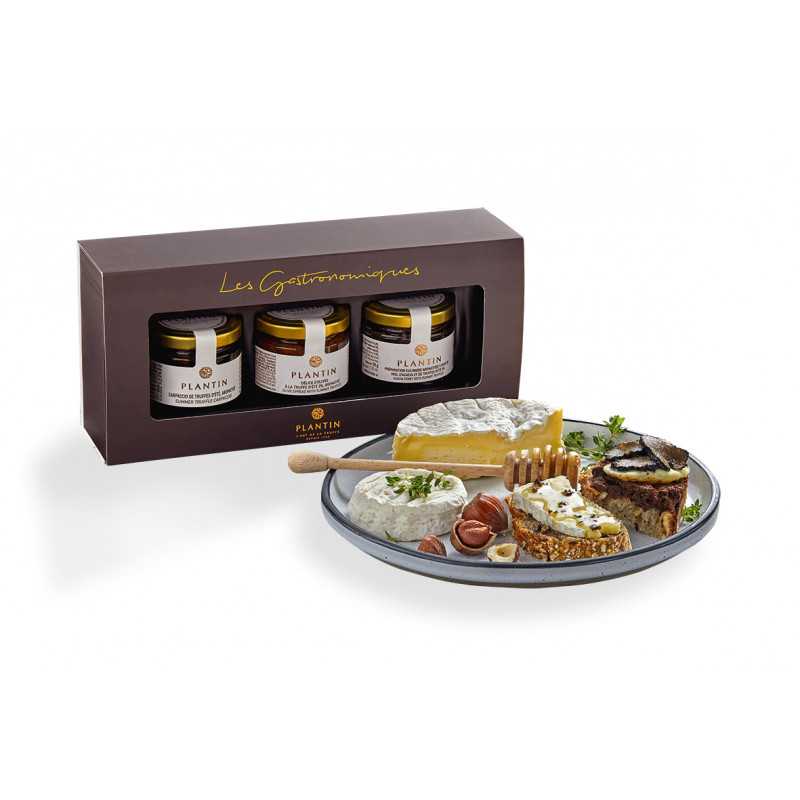 “Trio of Truffles & Cheese” gift box