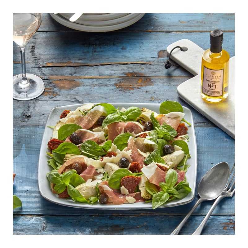 Huile d'olive AOP Nyons - aromatisée truffe noire avec morceaux - 100ml