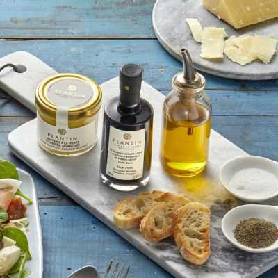 Préparation culinaire à base de vinaigre balsamique de Modène saveur truffe noire