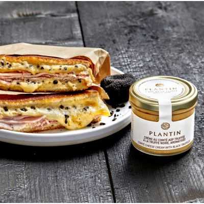 Comté AOP cheese cream flavoured with black truffle