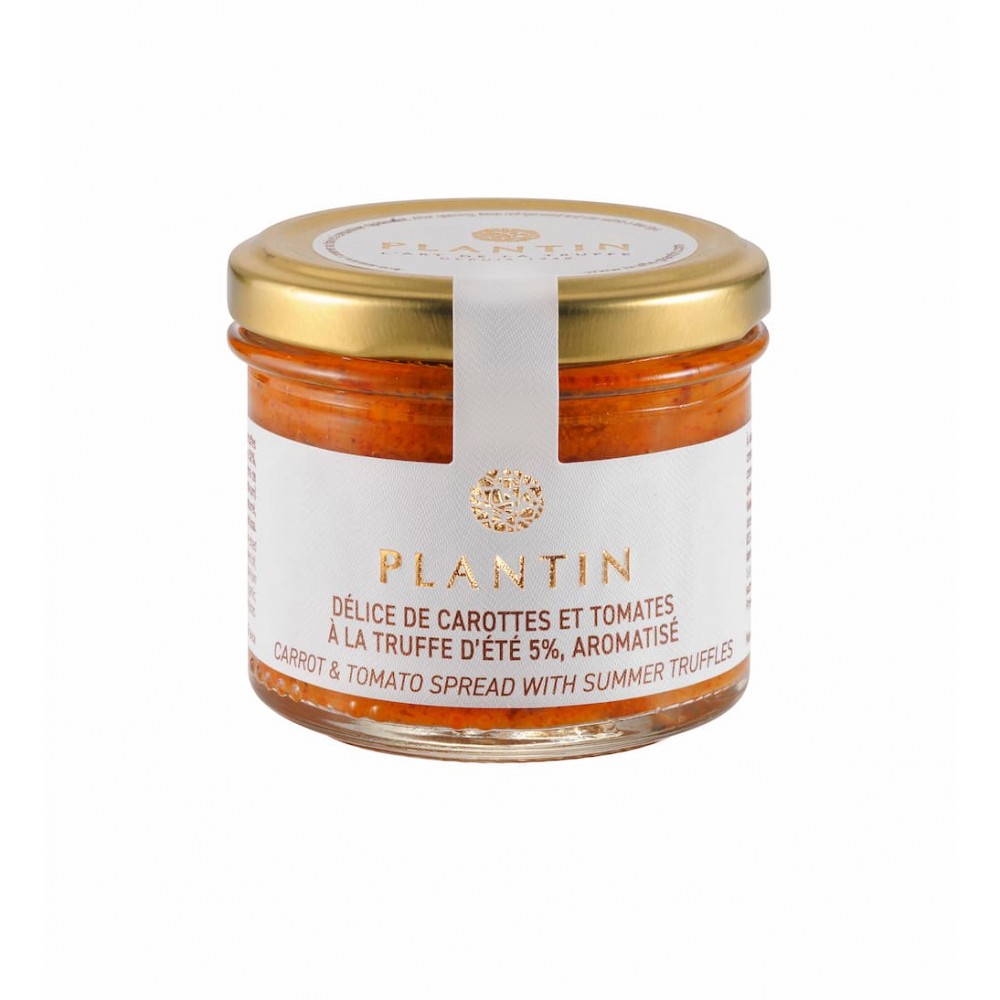 Carrot and tomato spread with summer truffles, truffle content 5%